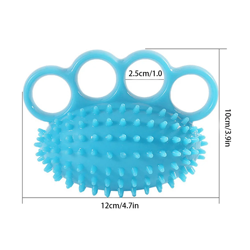 

Hand Therapy Hand Grip Strengthening Ball Stress Hand Stab Ball Strengthener for 4 Fingers Hand Recover Training Ball