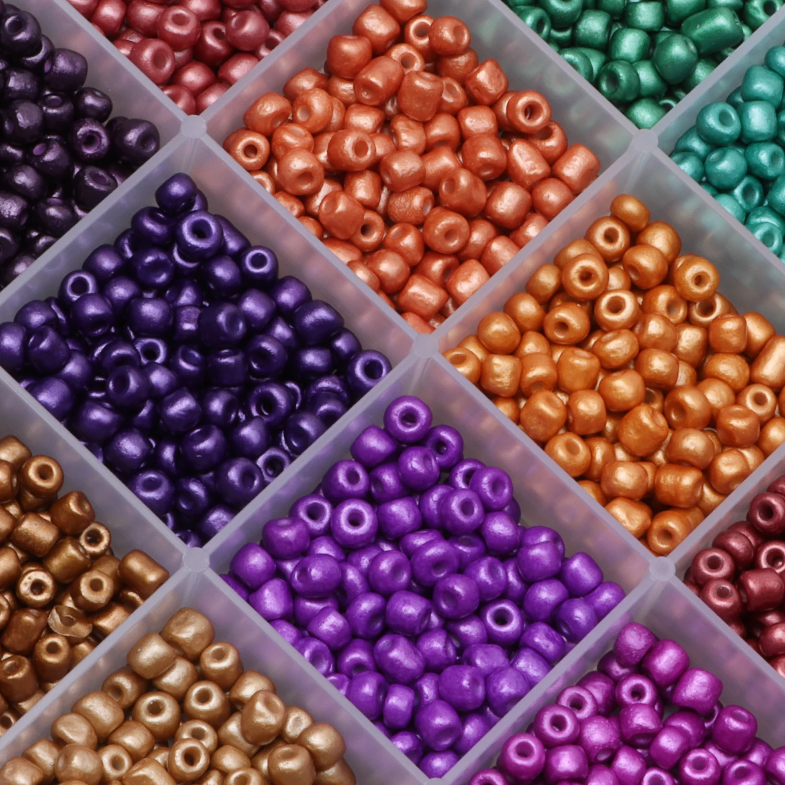 

Charm Czech Glass Seed Beads 2mm/3mm/4mm For Needlework Pony Beads For DIY Bracelet Earring Jewelry Making Accessories