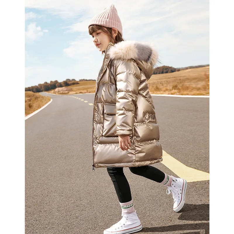 

Пуховик женский, зимний, теплый, ветрозащитный, на белом утином пуху, 2021