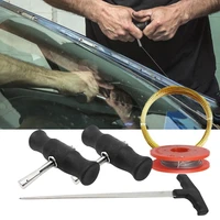 5pcs car windshield remover tool nonslip t handle glass window knife blade tools repair tool universal most vehicles wholesale