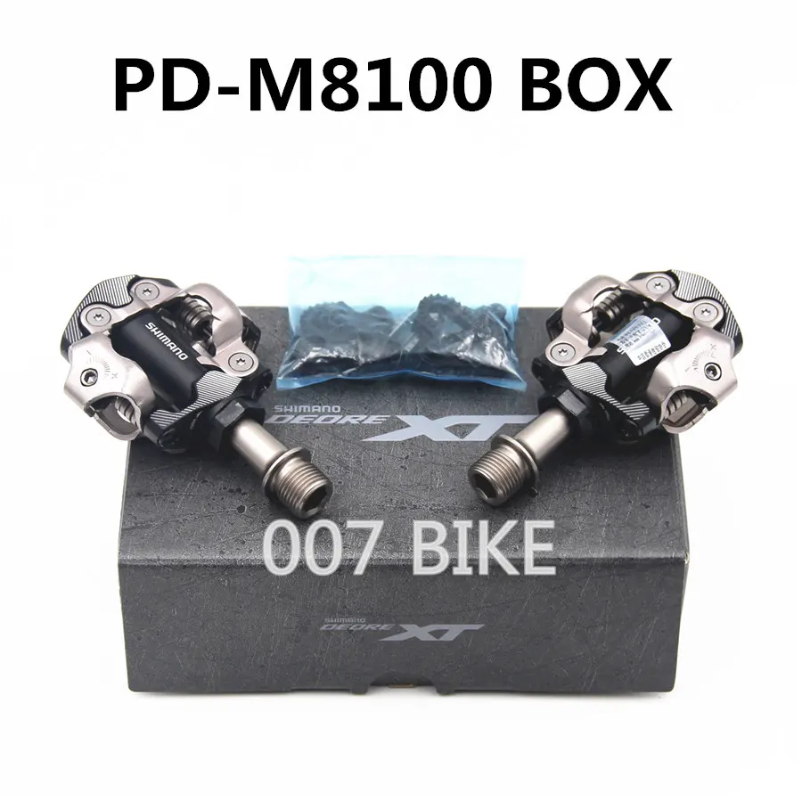 Shimano Deore XT PDM8000 M8020 M8100 M8120 SPD MTB горный велосипед Бесклипсова педали и шипами PD
