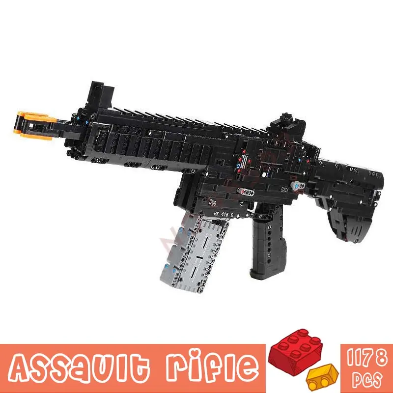 

1178PCS SWAT Military Arms Technical Shot Guns 95 Rifle Guns Toys Building Blocks WW2 Model Boys Bricks Gifts Creative Children