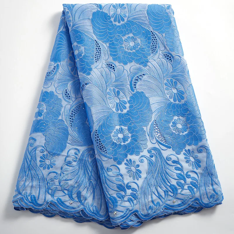 

African Lace Fabric 2021 High Quality Lace Embroidery French Tulle Nigerian Lace Fabrics 5 Yards For Party Dress Sewing 2423A