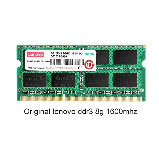 Оригинал lenovo для ноутбука ThinkPad 8G Память DDR3 1600 МГц SODIMM 8 Гб памяти|Оперативная