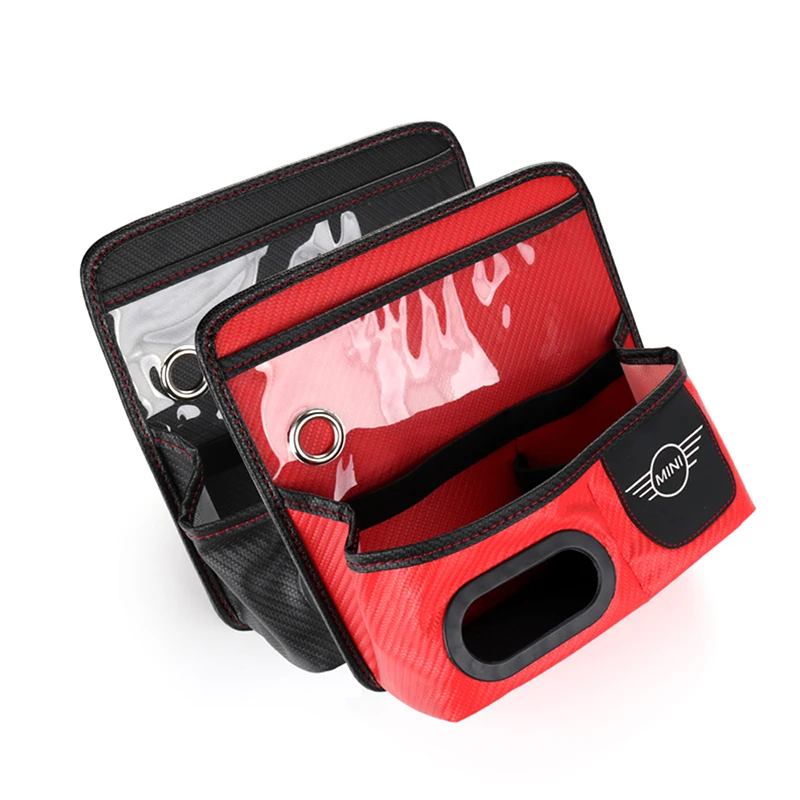 Car Interior Storage Bag Hanging Seat Book Cup Phone Holder For All Mini Cooper F55 F56 F60 R56 R60 Styling Accessories | Автомобили и