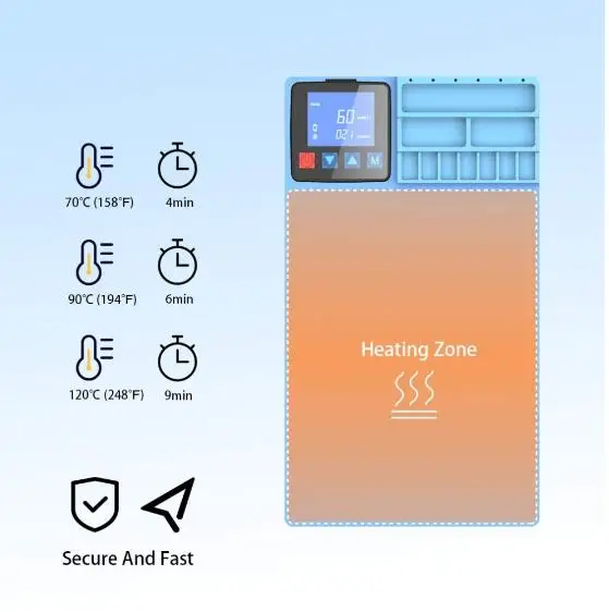 ЖК-сепаратор CPB сенсорная панель инструмент для ремонта горячая пластина Iphone Ipad