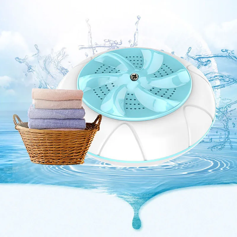 

Portable Washer Mini Ultrasonic Washing Machine 2 In 1 USB Power Removes Dirt Washer Travel Multicolor Washers Household Product