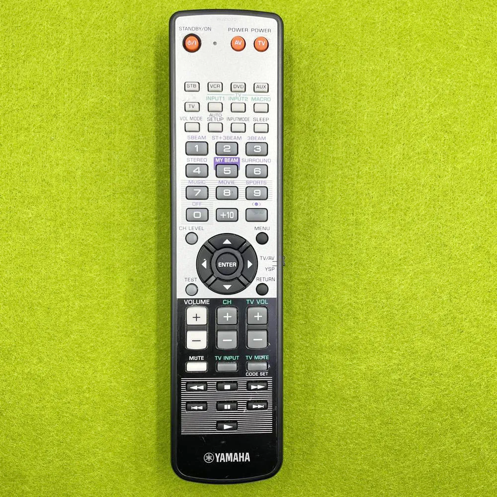 USED Original Remote Control WJ21070 For YAMAHA  WJ21060 WJ21080 WJ21050 YSP-900 YSP-1100 SOUNDBAR AUDIO SYSTEM