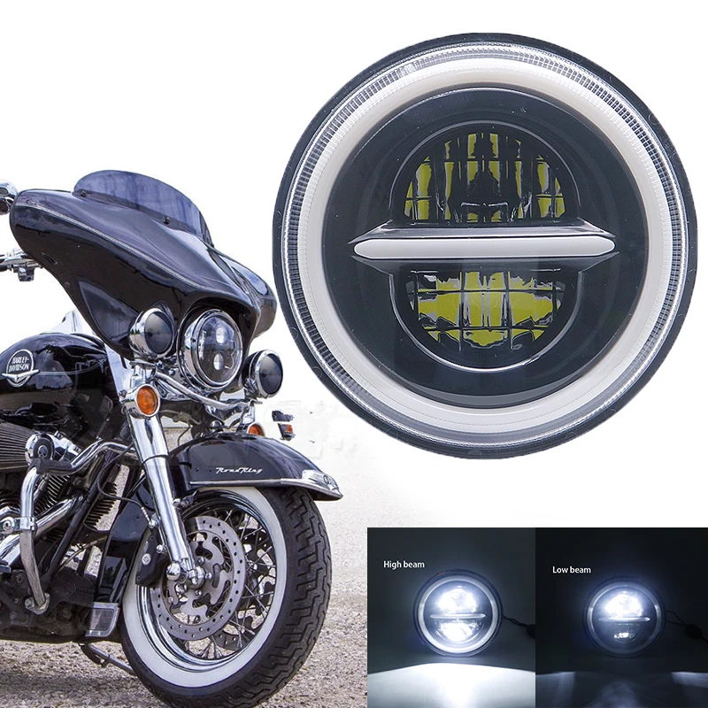 Новый 7 дюймов мотоцикл Проектор moto Hi/короче спереди и длиннее сзади)