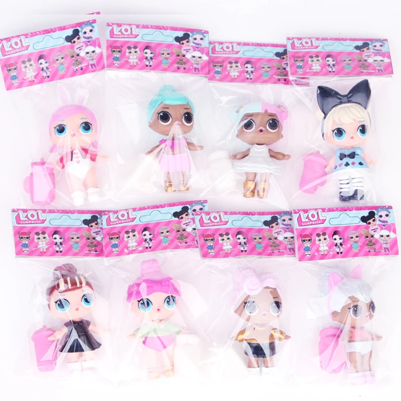 Original LOL Surprise Dolls Toys with Label Bag High Quality Anime Figures PVC LOL Dolls Model Toys for Children Birthday Gifts