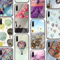 vogue balloon glass case for redmi note 9 8 8t 7 9c 8a 9s k30 k30s poco c3 m2 case for xiaomi mi note 10 10t 9 ultra lite pro