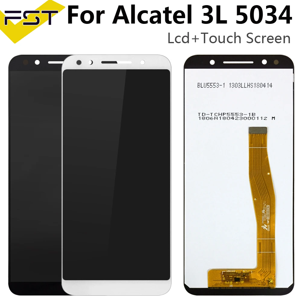 

For Alcatel 3L 5034D 5034 LCD Display Touch Screen Assembly Glass Panel Digitizer Touch Sensor digitizer glass