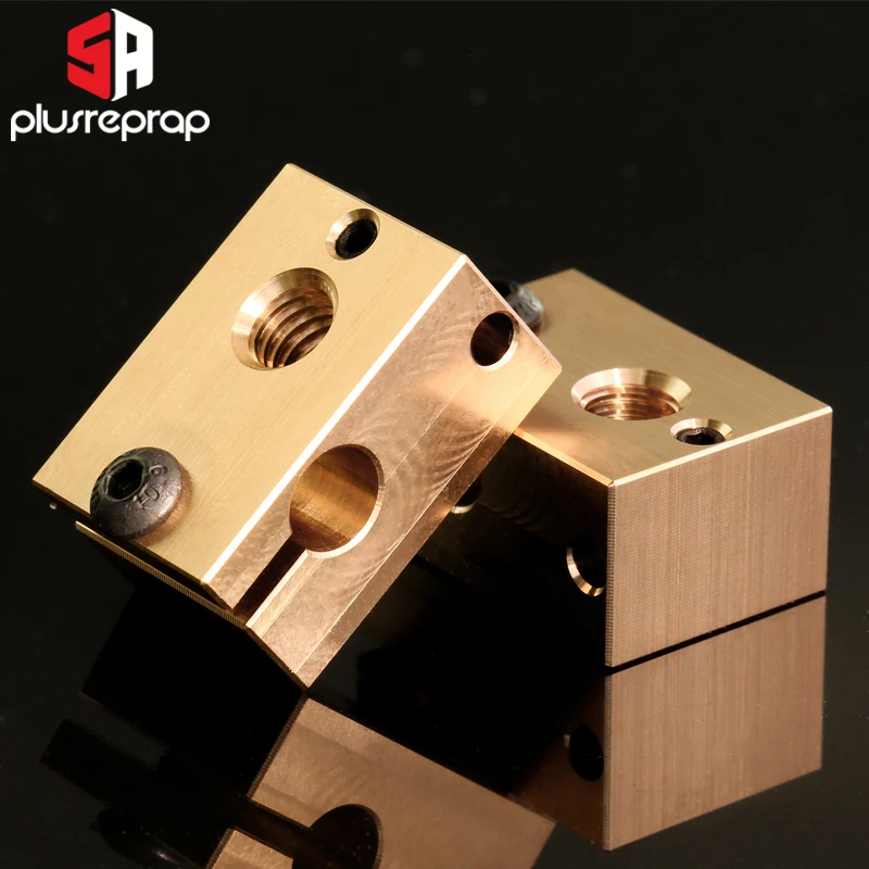Медный латунный нагревательный блок для 3D принтера V6 J-head Hotend насадки подходят