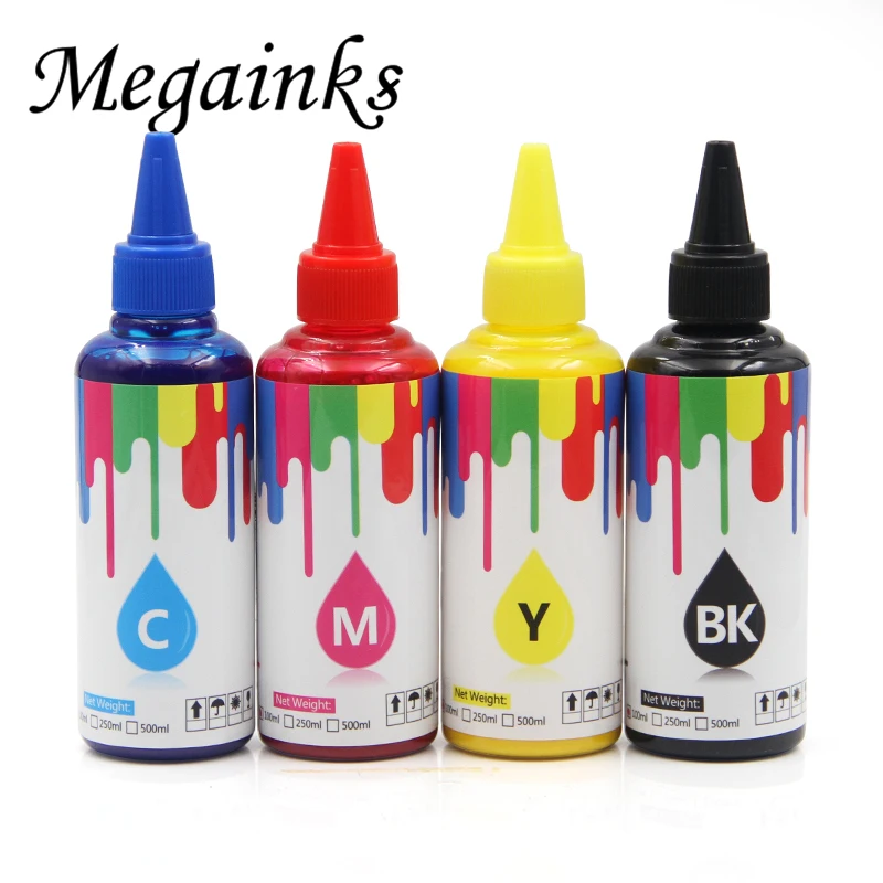 4pcs 100ml 970 971 xl 970xl Universal Compatible Refill Pigment Ink For HP Officejet Pro X451dn X551dw X476dn X576dw printer