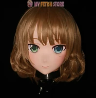 nfd08customize full head quality femalegirl resin cute japanese animego cartoon character kig cosplay kigurumi mask