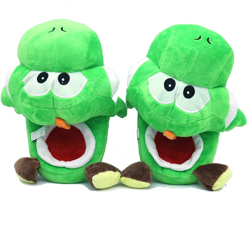 Мультфильм Yoshi дракон плюшевые мягкие куклы домашние тапочки для взрослых