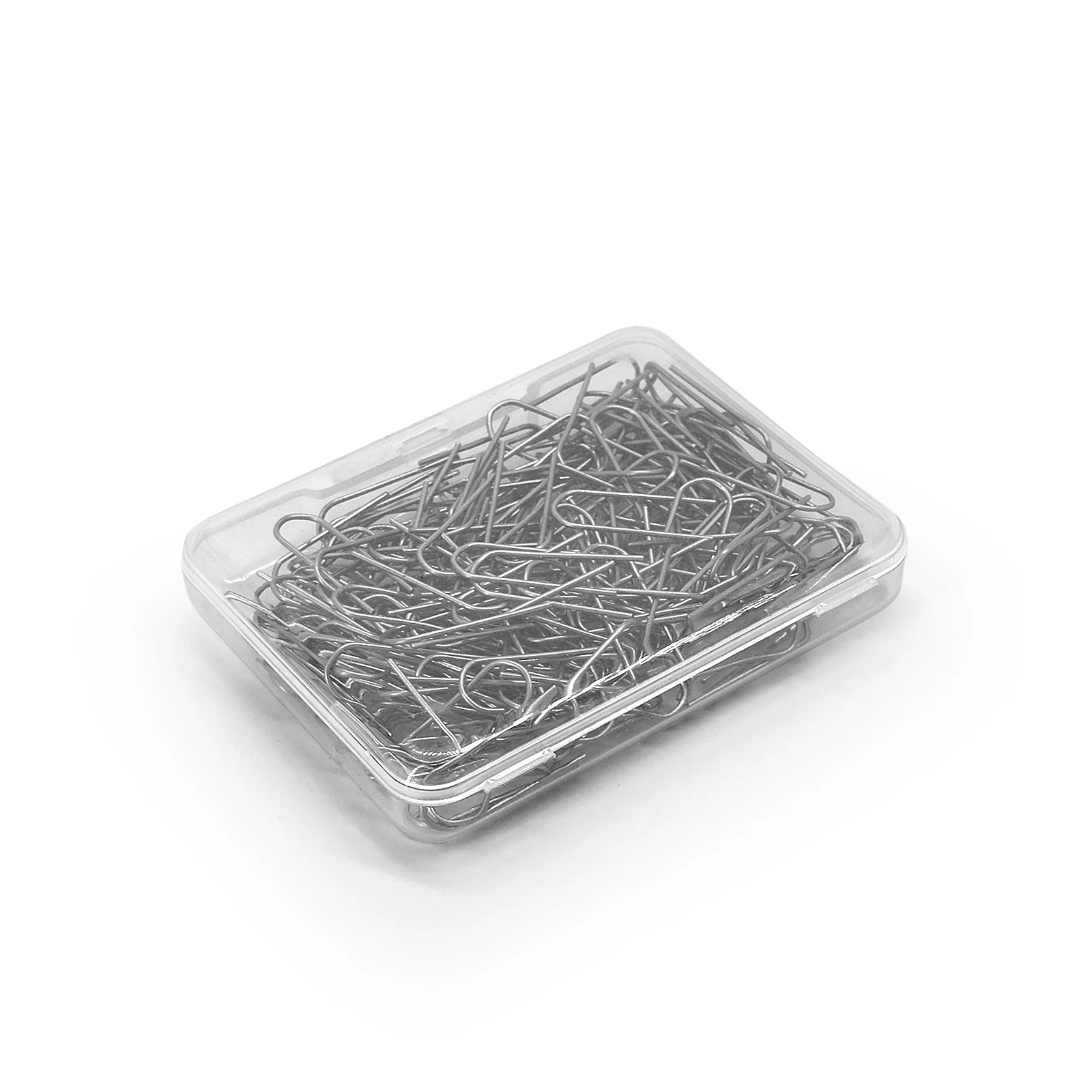 

200pcs High Temperature Nichrome U-hooks Multi-purpose U Hanger Hooks for DIY Pendant Ornaments with Storage Case