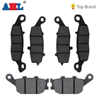 Комплект передних и задних тормозных колодок для мотоциклов Suzuki SV400 DL650 DL1000 V-дополнительный DL 650 1000 GSF650 Naked Bandit 650 GSR750 SV650