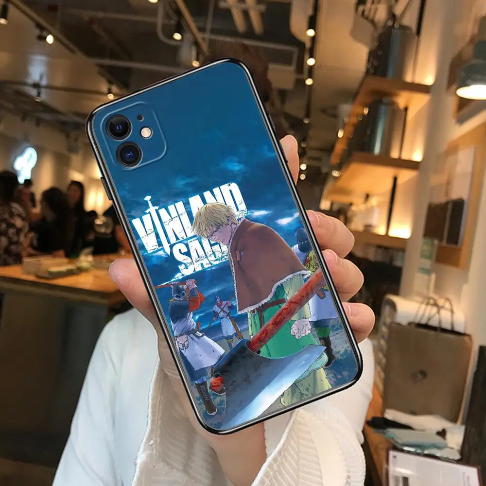 Аниме vinland Сага чехлы для телефонов iphone 11 Pro Max Чехол 12 8 PLUS 7 6S XR X XS mini мобильный