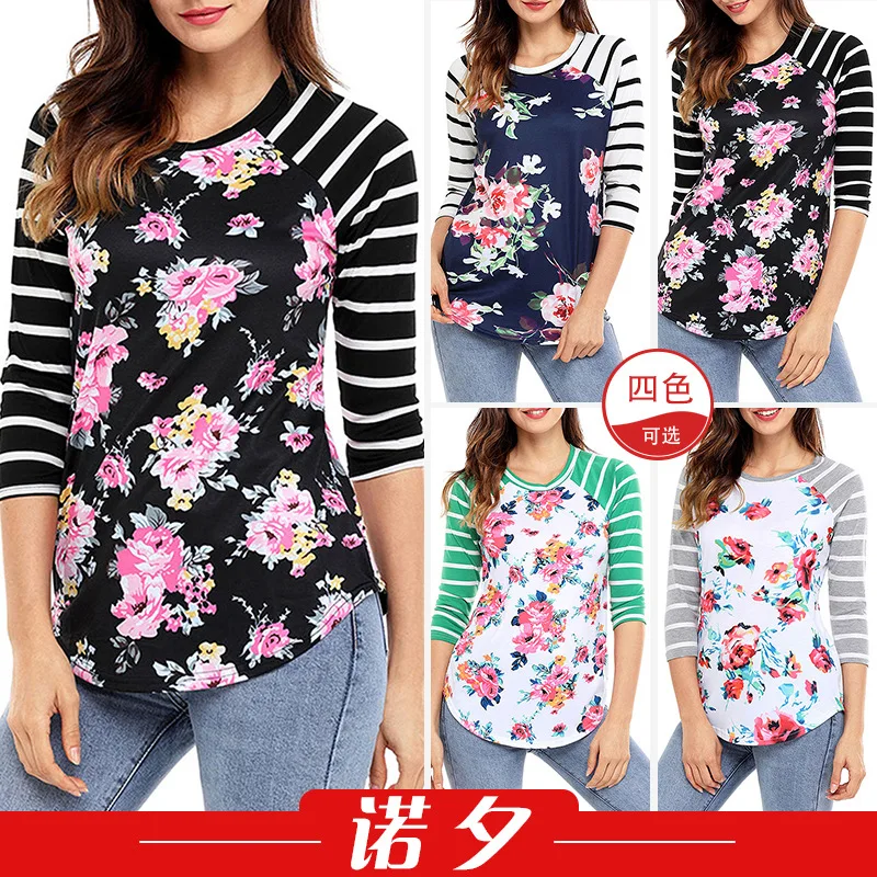 2021 Весенняя популярная Европейская и американская Повседневная футболка с