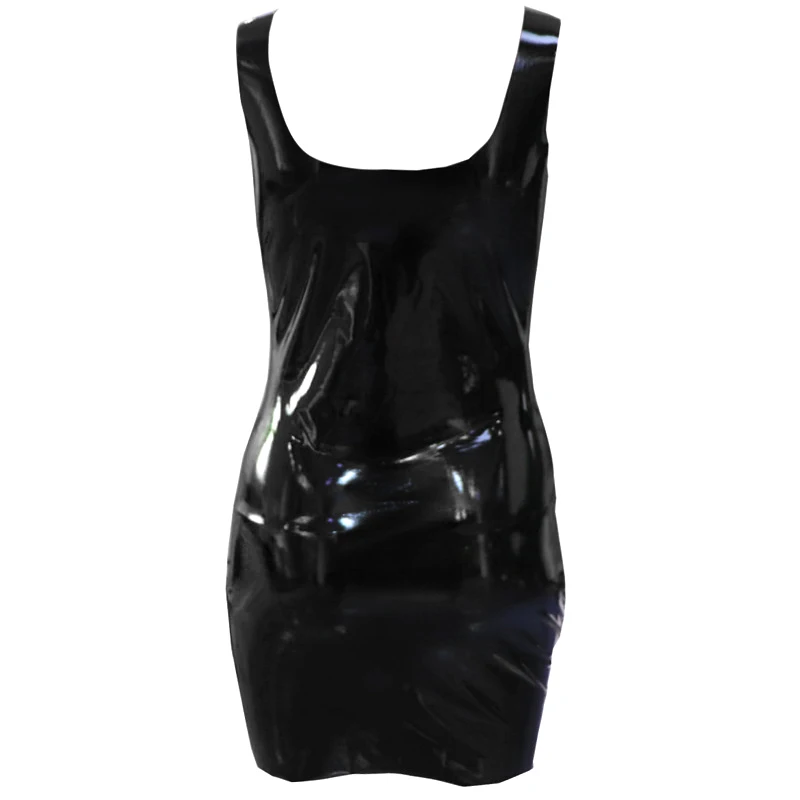 

Newest Women PU Leather Bodycon Short Mini Dress Wet Look Lingerie Club Party Wear Dress