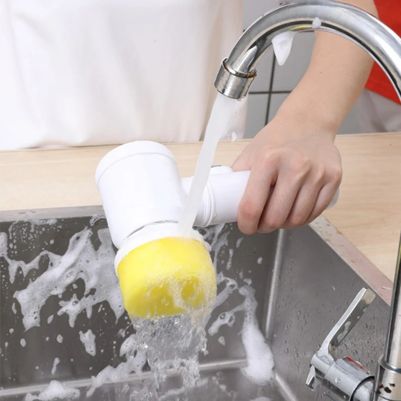 handheld electric cleaning brush kitchen accessories multifunction toilet brush powerful sink cleaning bathroom gadgets tools free global shipping