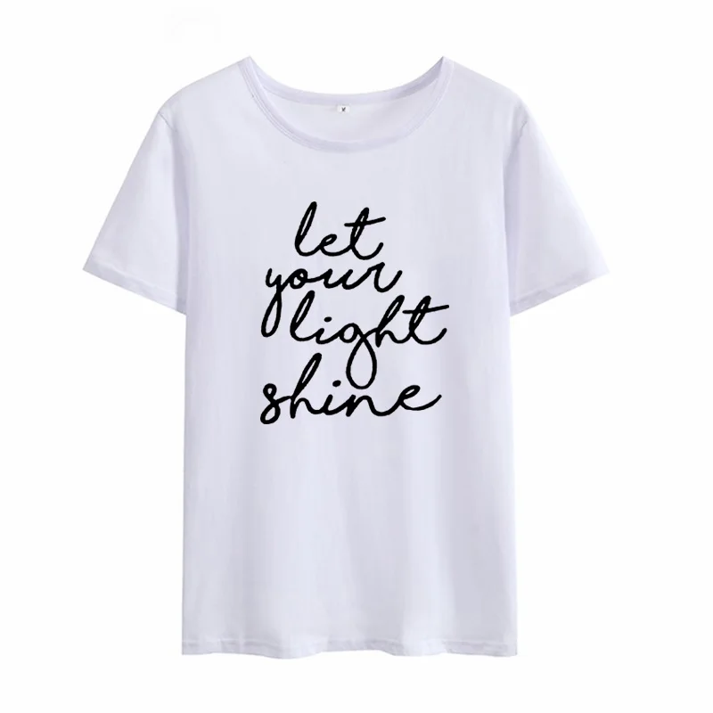 Фото Женская Блестящая футболка с коротким рукавом и круглым вырезом свободного