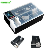 large capacity plastic mousetrap automatic high efficiency rodent control device household rectangular transparent trap cage