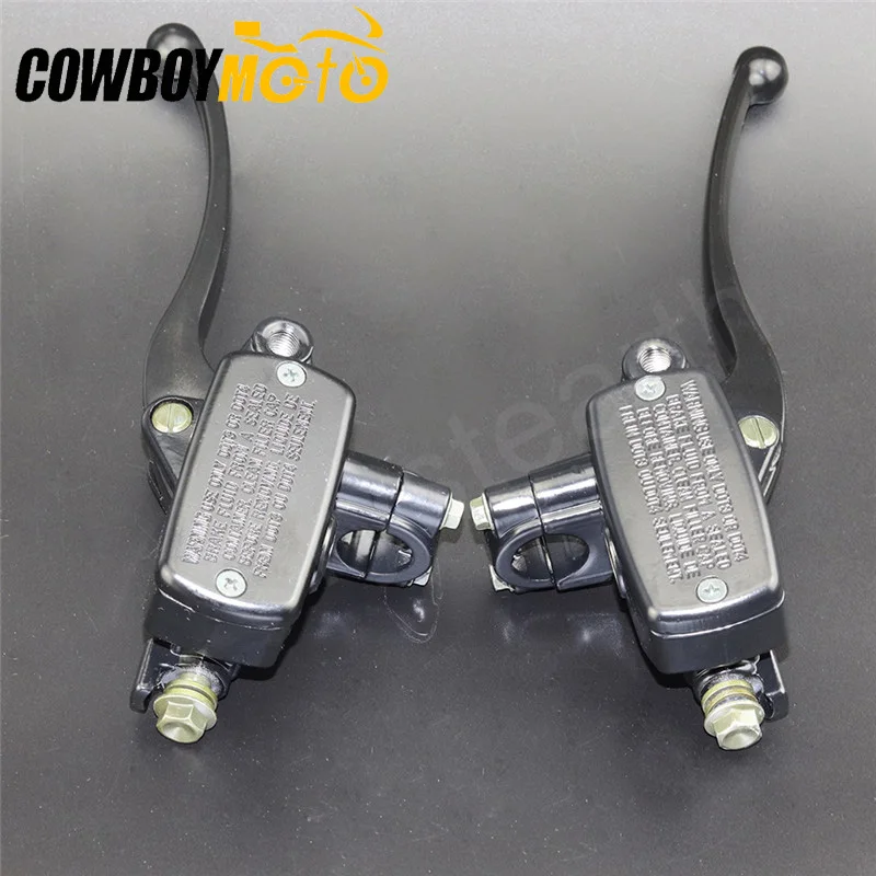 Гидравлический тормозной рычаг на руль мотоцикла 7/8 дюйма 22 мм главный цилиндр
