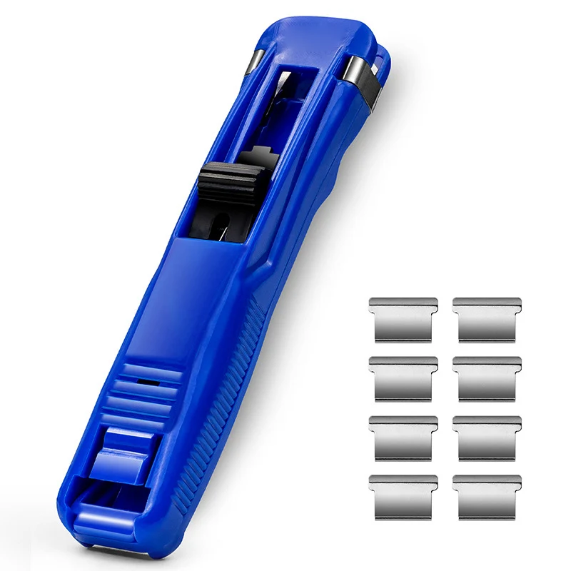 

Clip Push Stapler Fixed Clips Stapler Binding Clip Reusable Portable Push Clamp Not Damage Paper For Document Paper JR Deals