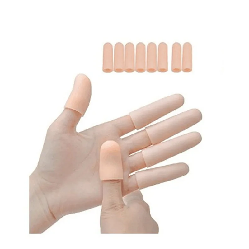 

4PCS/Set Soft Silicone Gel Toe Finger Protector Sleeve Skin Cracked Separator Foot Care Toe Finger Protector Sleeve