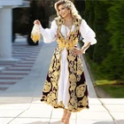 Традиционные вечерние платья для выпускного вечера, платья с расклешенными рукавами и кружевной аппликацией, платья для вечеринки в албанском стиле