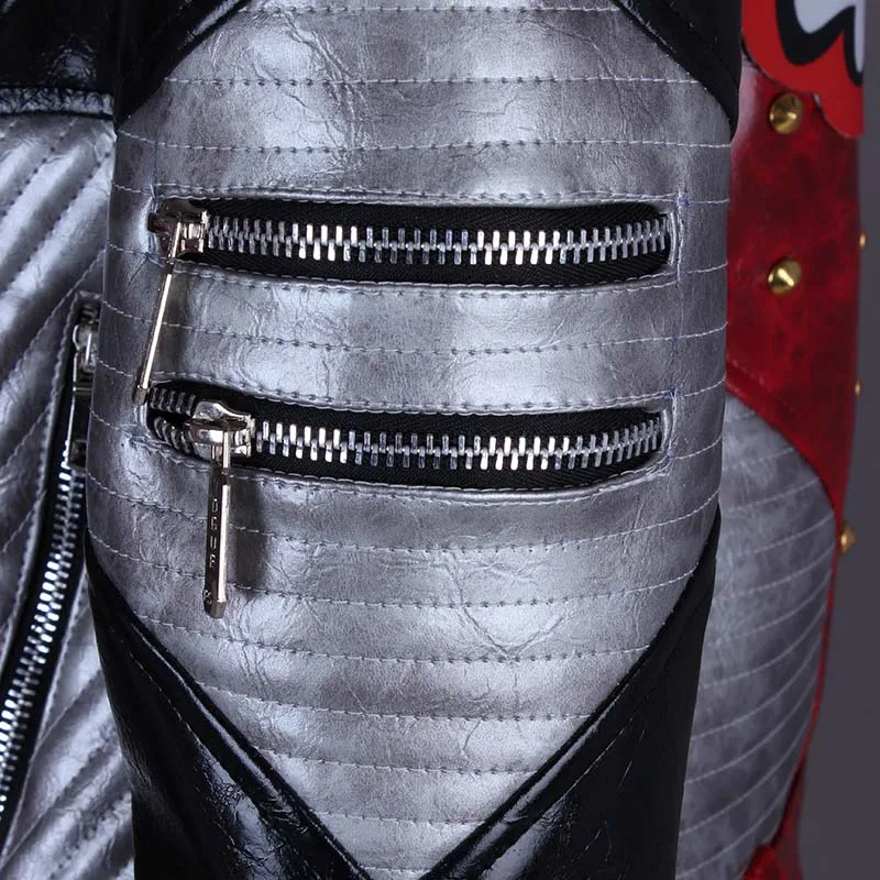 Изображением героев фильма наследники 2 Косплей Carlos косплей костюм кожаная