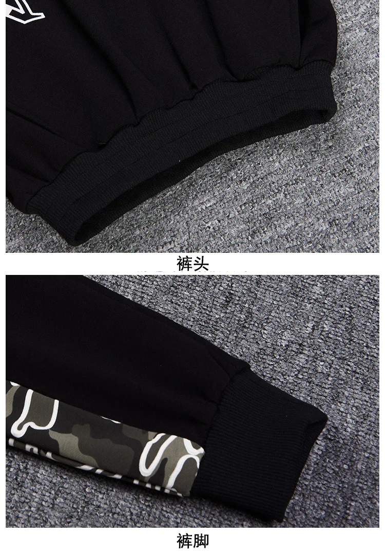 

Autumn Children Clothing Set for Boys Camouflage Patchwork Sports Suits Fashion Long Sleeve Kids Clothes Tracksuit Boy Costume