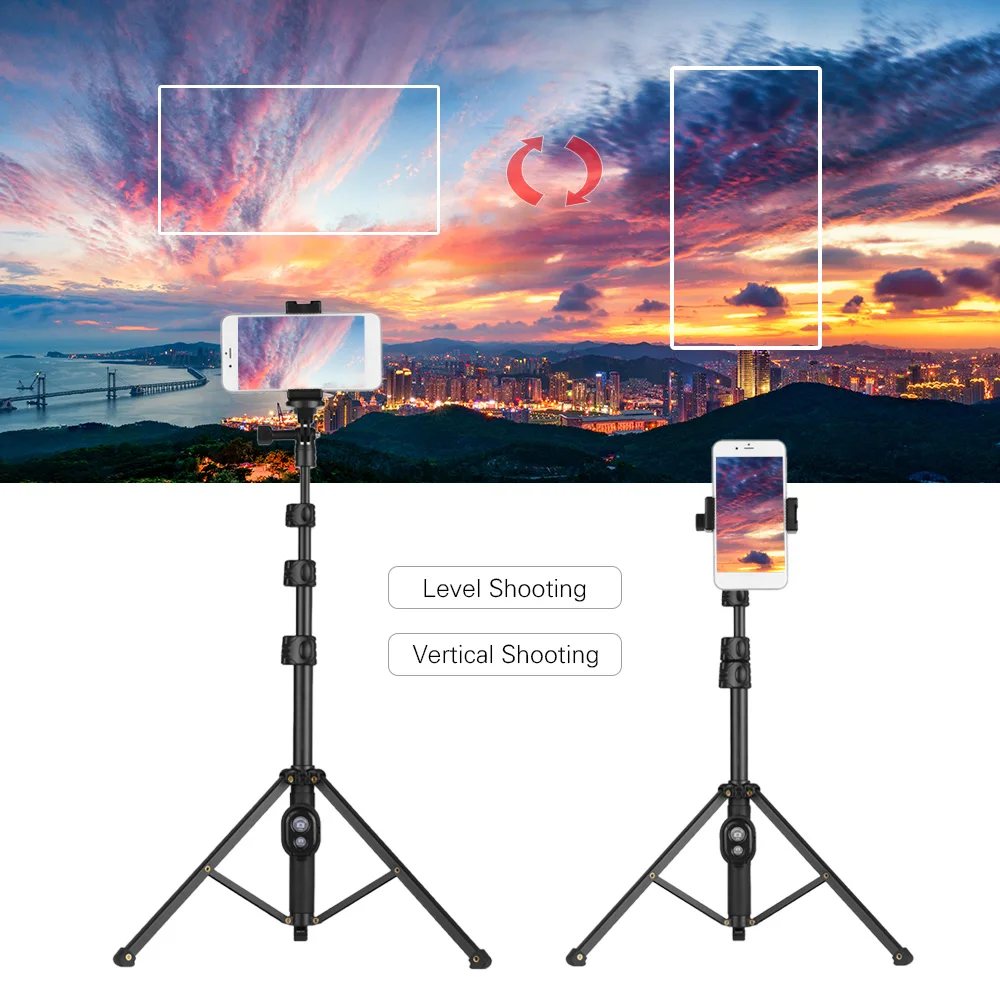 2 в 1 Телефон Штатив монопод для селфи палка растяжимый высота Беспроводной