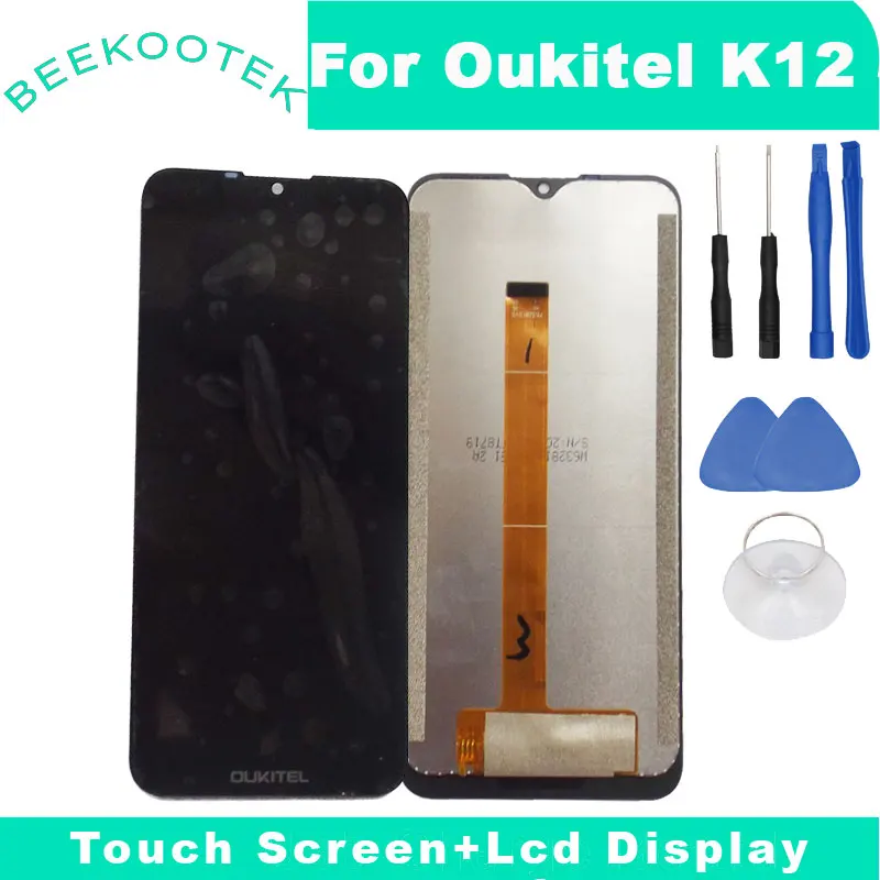 100% Оригинальный 6 3 дюймовый OUKITEL K12 ЖК-дисплей + сенсорный экран протестированный