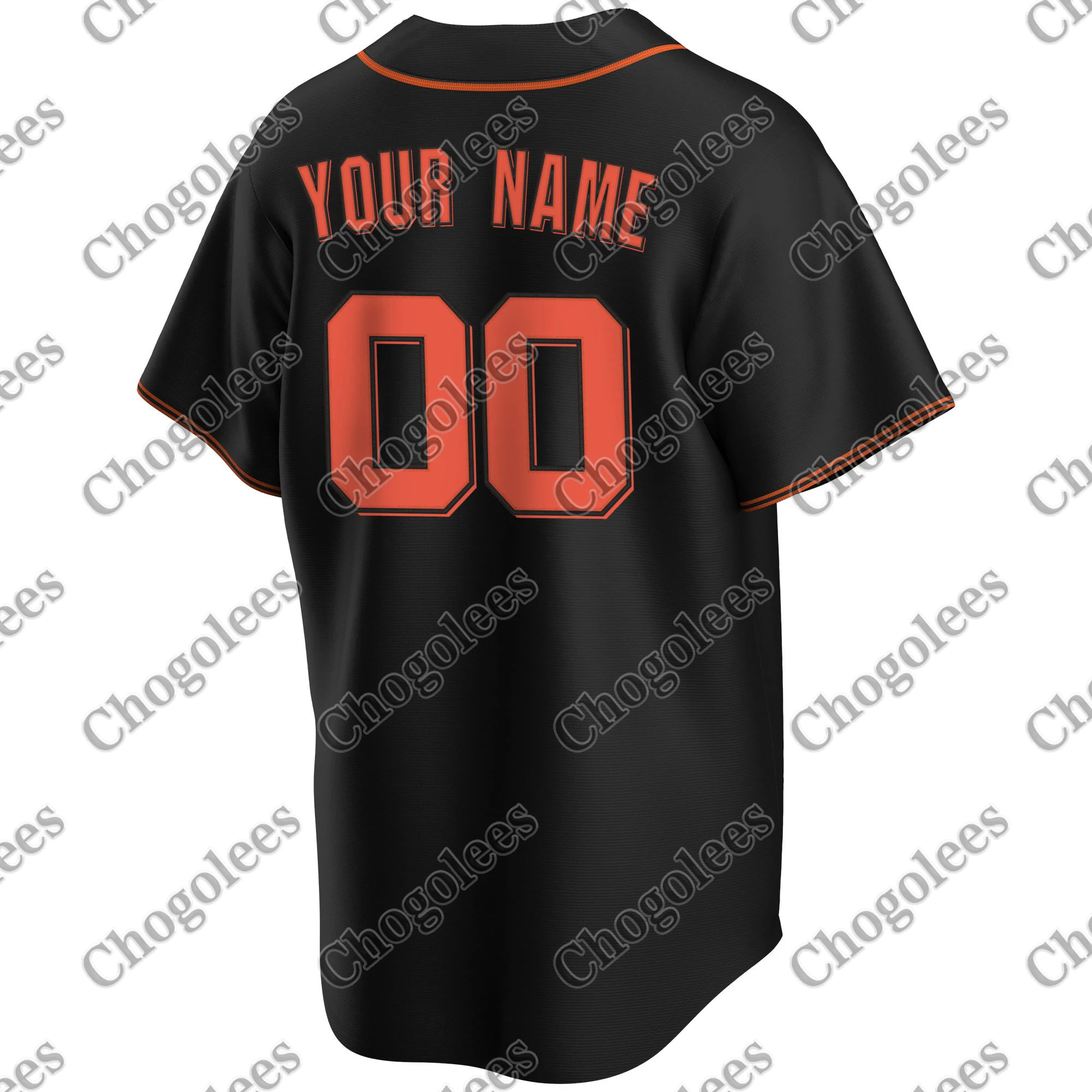 

Baseball Jersey San Francisco Alternate 2020 Custom Jersey - Black