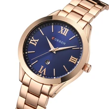 Hot Fashion Ladies Watches Top Brand Luxury Female Clock Rose Gold Stainless Steel Bracelet Quartz Watch Women Curren Watches