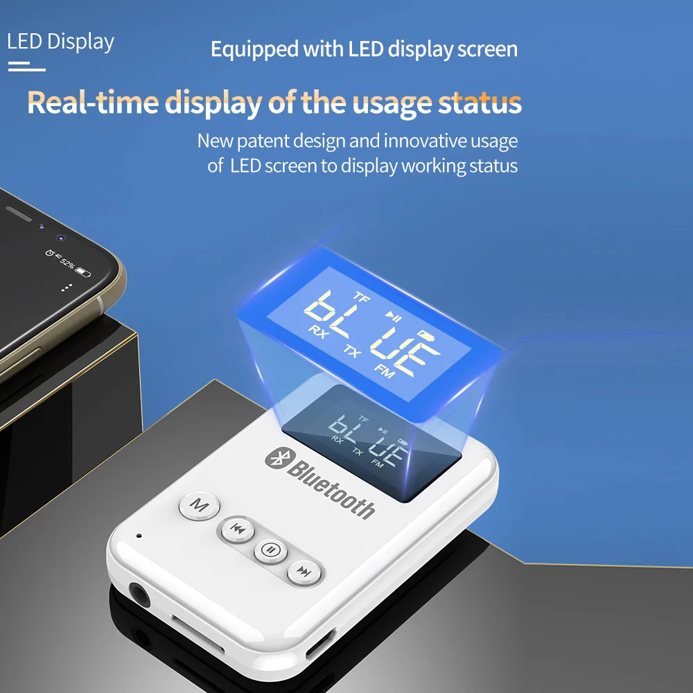 Аудиоприемник Bluetooth для ТВ ПК наушников автомобильный разъем 3 5 мм Aux передатчик 0