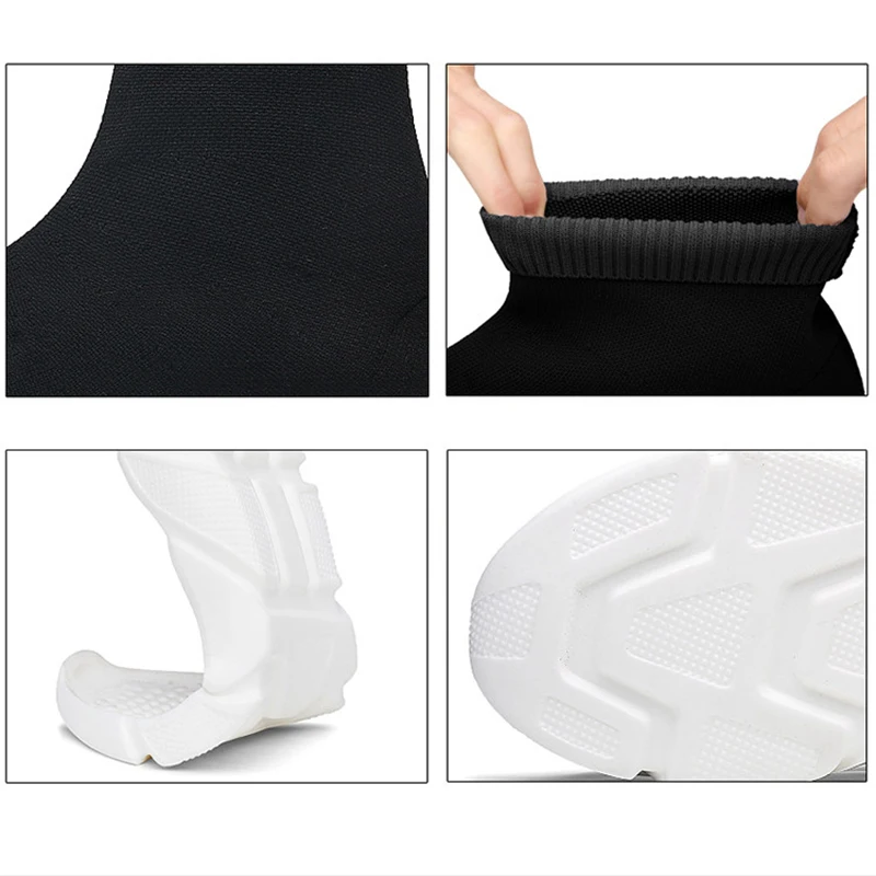 Спортивная обувь для мужчин и женщин дышащие кроссовки спортивная с вязаным