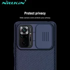 NILLKIN для Xiaomi Redmi Примечание 10 Pro Max 5G чехол CamShield чехол горка для Xiaomi Mi 10T Mi 11 10T Lite камера защитная жесткая накладка на заднюю панель