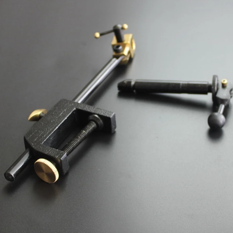 

Rotary Fly Tying Vise C Clamp Steel Hard Jaws JIG 360 Rotating Precision Table Vise of Fly Tying Tools Fly Hook Tool