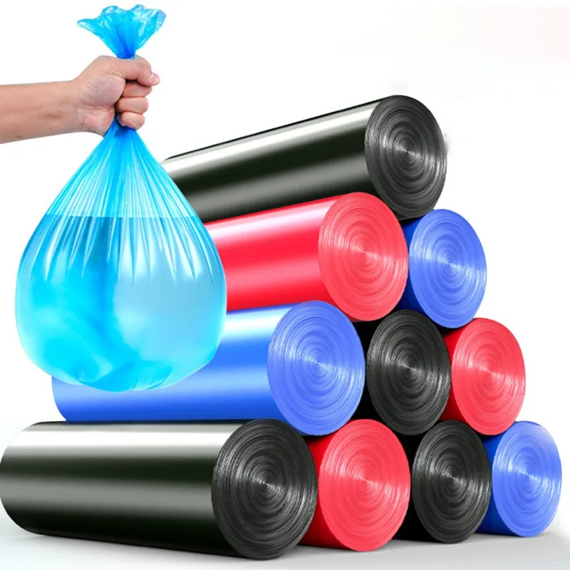 

Increase Trash Bags Gallon Handle Tie Garbage Bags for Office Kitchen Bedroom Waste Bin Portable Strong Rubbish Bags Waste bas