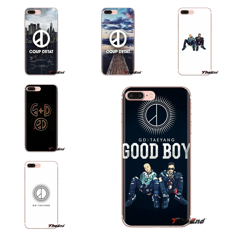 Прозрачный чехол из термополиуретана с мешок kpop bingbang GD логотип для htc один U11 U12 X9 M7