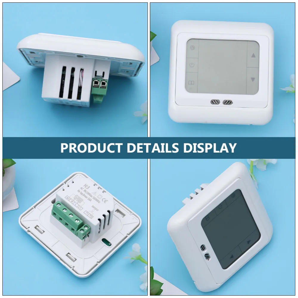 

2pcs Underfloor Heating Temperature Controller Digital Thermoregulator