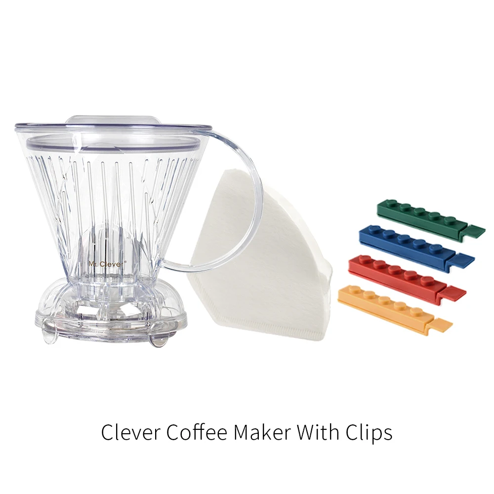 

2-4/4-7 Clever Cups Coffee Immersion Dripper Coffee Dripper Reusable for Travel or Home Use /Perfect for Pour Over Coffee