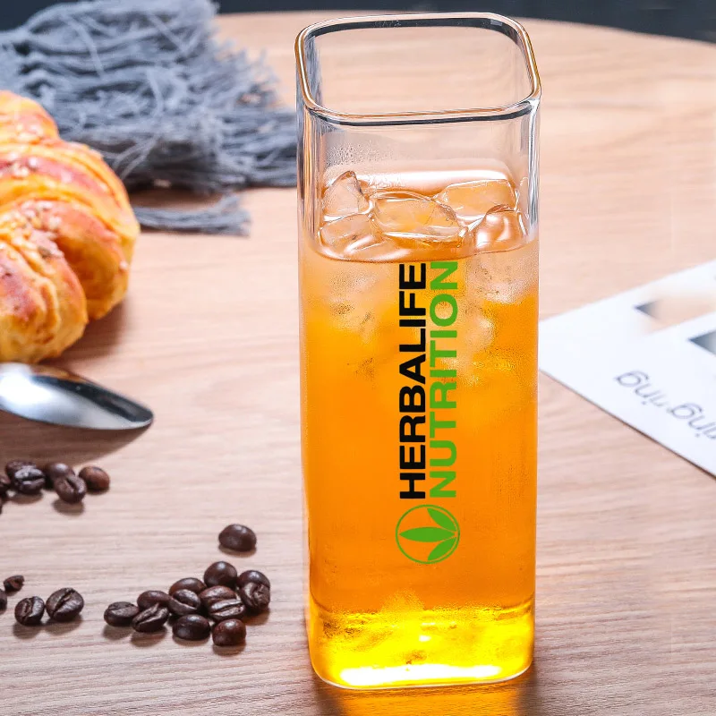 Стеклянная Кружка Herbalife 500 мл кофейная чашка с ручкой чашки для завтрака молока