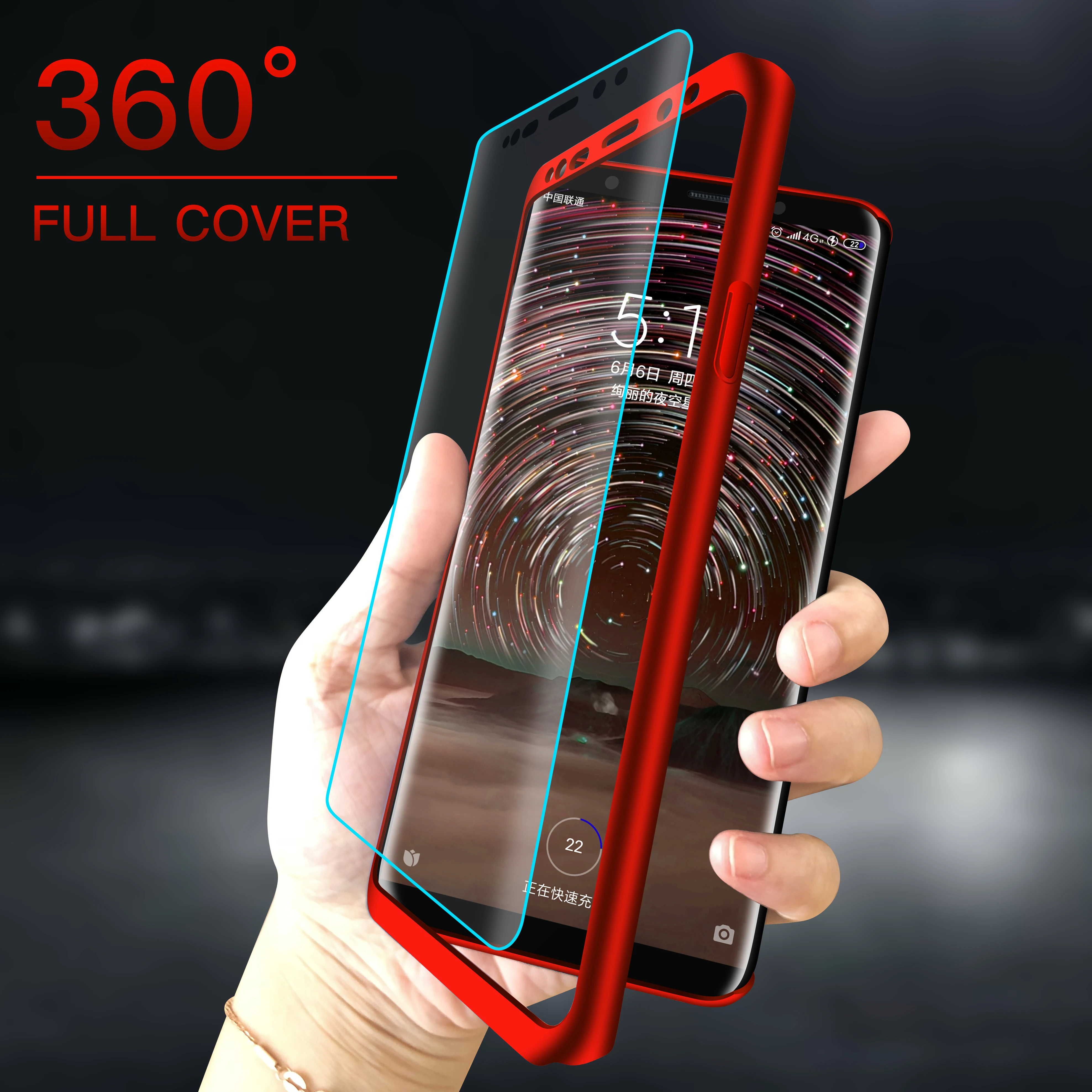 Luxury 360 Degree Full Protective Phone Case For Huawei Y9 Y7 Y6 Pro Y5 2019 Note 10 Nova 5 4 3 3i 2S Lite P smart Z Cover Cases |