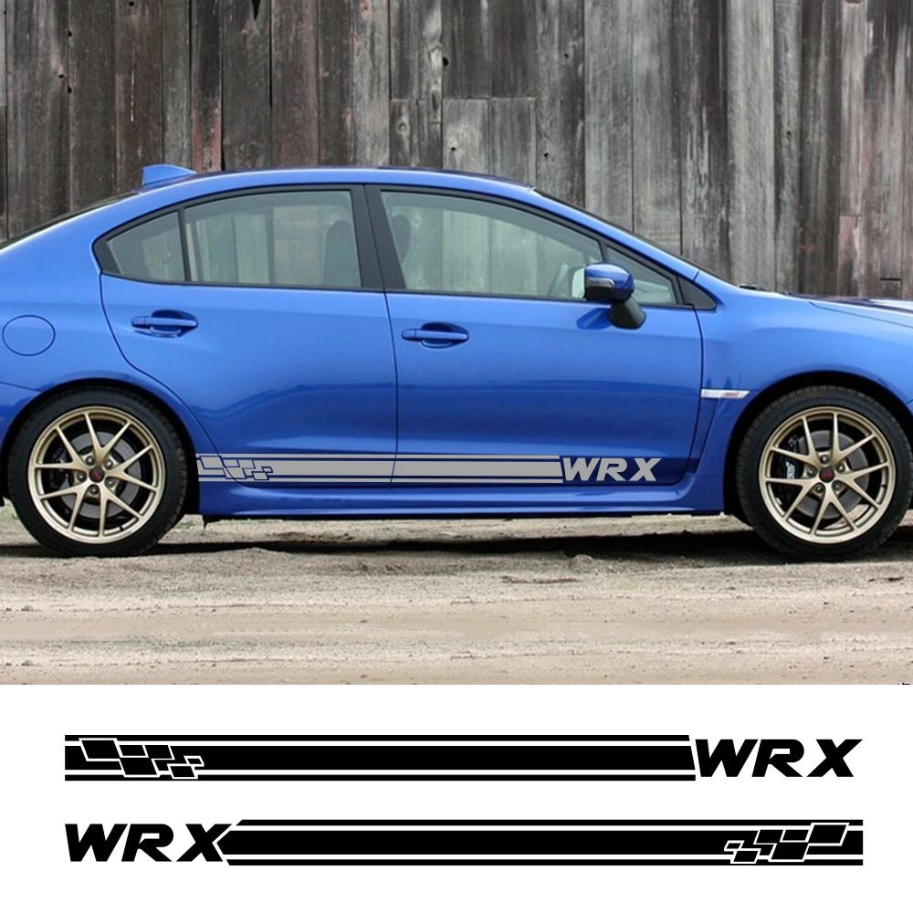 Боковые наклейки на дверь автомобиля для Subaru WRX Спортивные Гонки Стайлинг