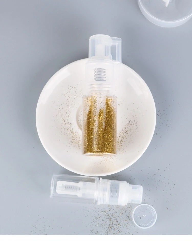 Портативный чистый распылитель для порошка бутылки Пластик многоразового